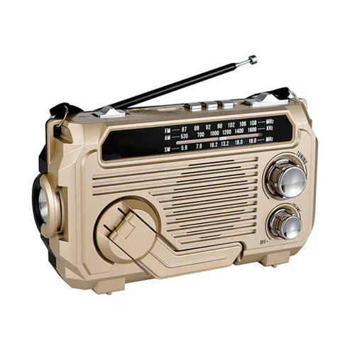 StormGuard | Radio de emergencia con powerbank y placa solar
