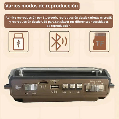 StormGuard | Radio de emergencia con powerbank y placa solar